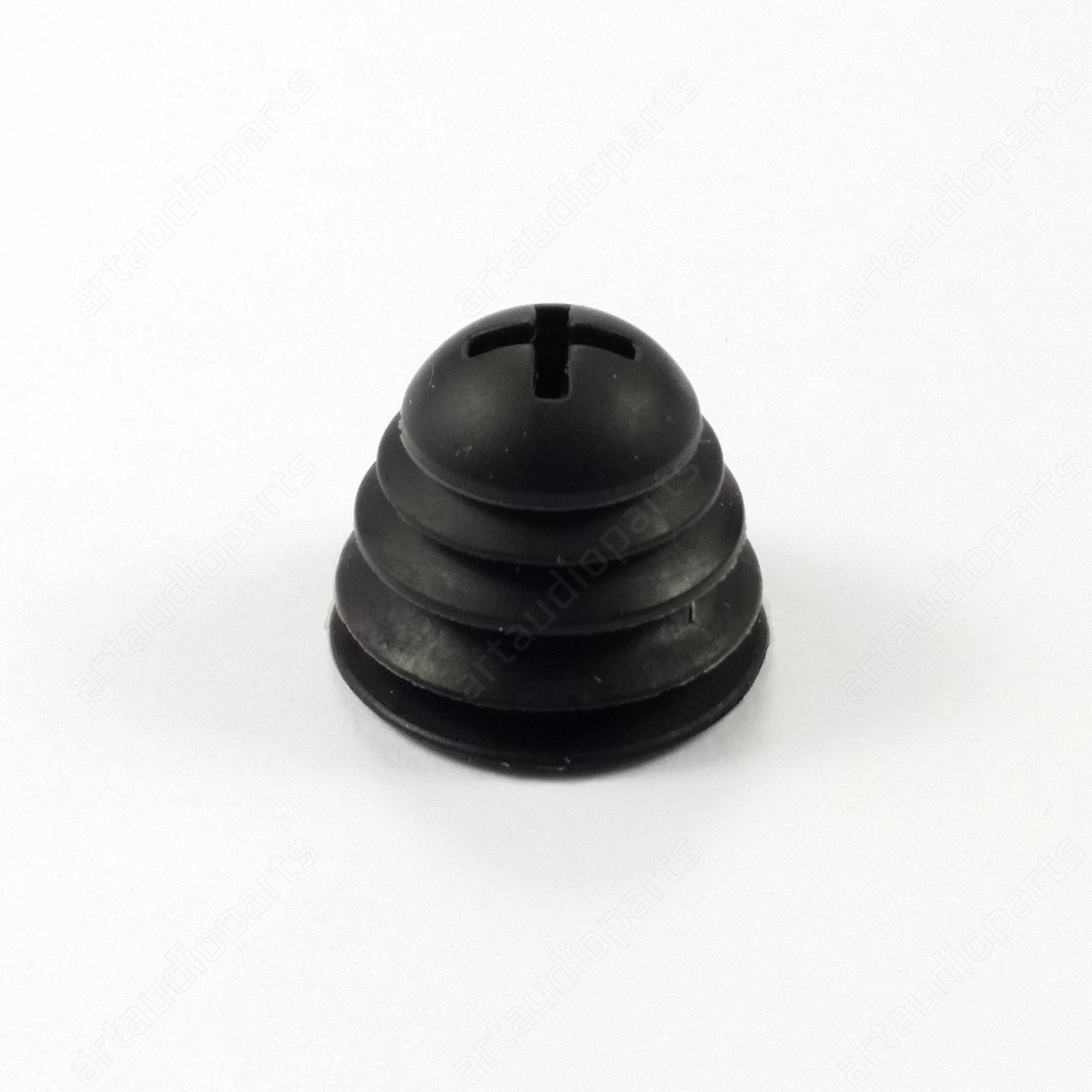 Black lamella silicone ear tips for Sennheiser RI410 RR4200-II RS4200-2 Set50-TV