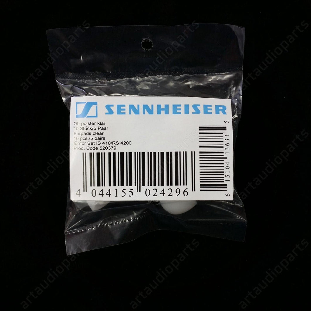 Clear silicone Ear tips for Sennheiser IS410-TV RI410 RR4200-II RS4200-2 RS4200 - ArtAudioParts