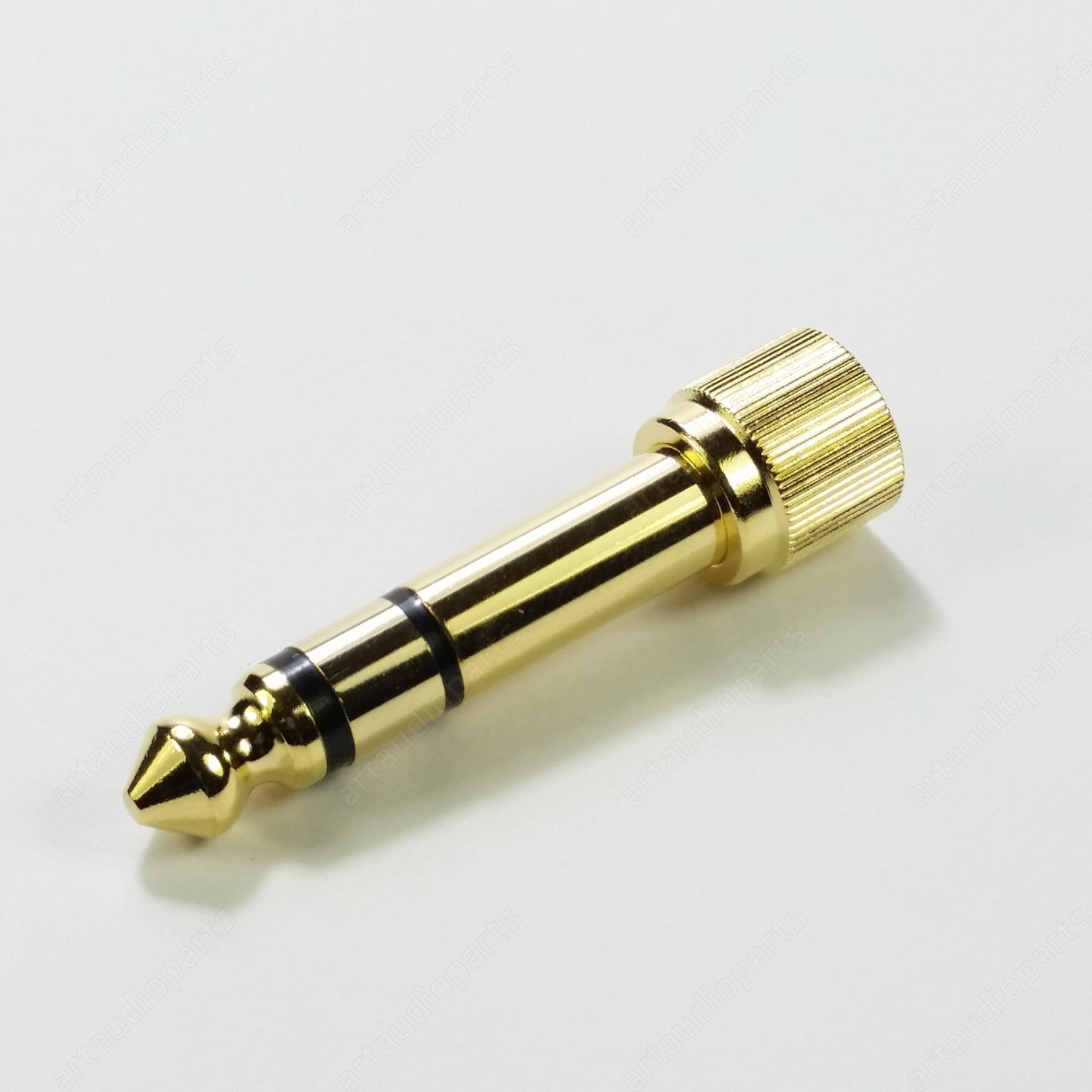 Gold-plated Jack Adapter 3.5mm screw-on to 6.35mm for Sennheiser HD205 HD415 HD435