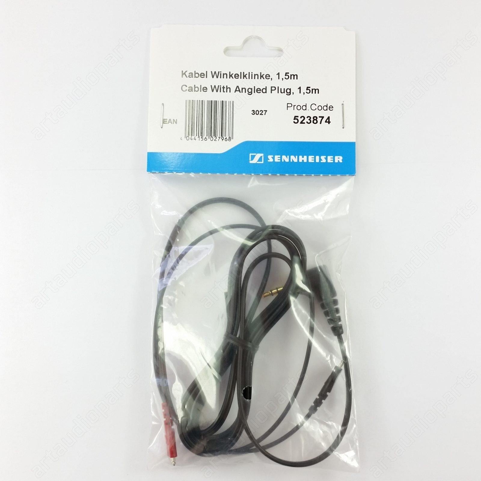 523874 Straight cable 3.5mm angled jack plug (1.5m) for Sennheiser HD25 series - ArtAudioParts