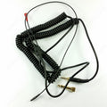 Coiled Cable 3.5mm straight jack plug 6.35mm adapter for Sennheiser HD25 (OP) - ArtAudioParts