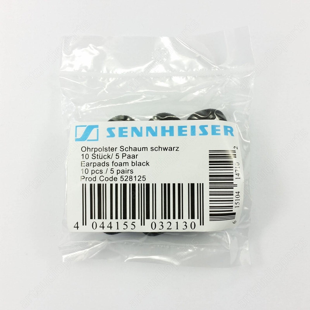 528125 Ear Tips black foam for Sennheiser RI-830 RR-840 RI-900 HDI-830 SET-840 - ArtAudioParts