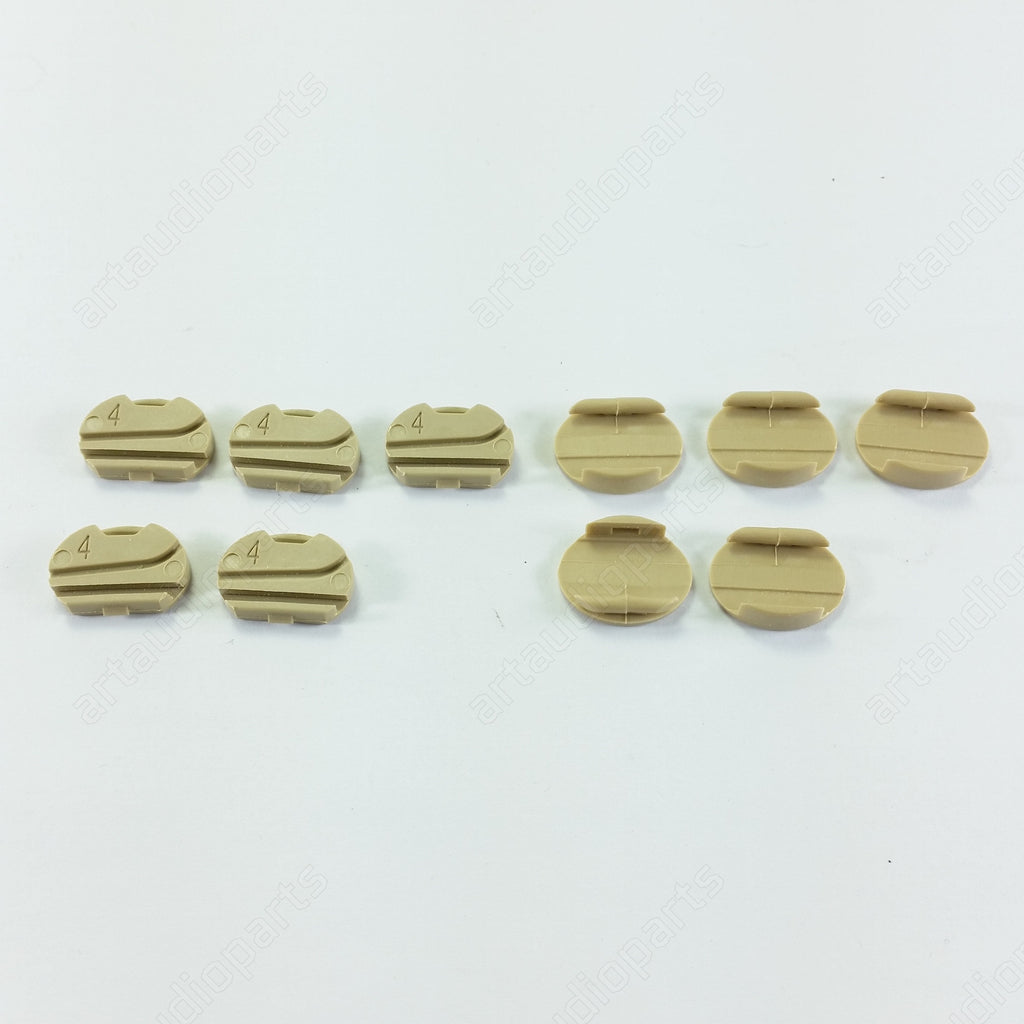 Beige Headworn mic Clip set (5 clips in pack) for Sennheiser HSP-4