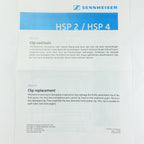 Beige Headworn mic Clip set (5 clips in pack) for Sennheiser HSP-4