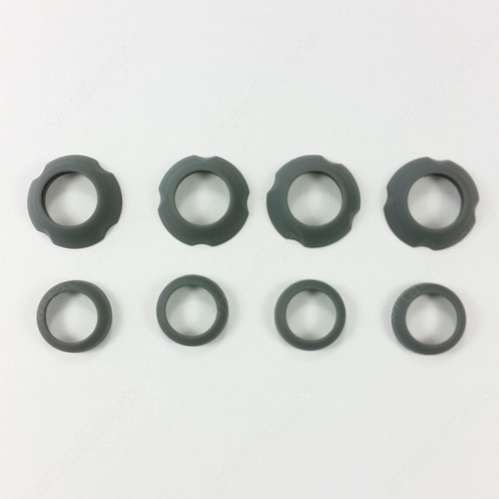 Ear adapters dark grey (4 pairs/2x small,2x large) for Sennheiser OMX 80Sport II - ArtAudioParts