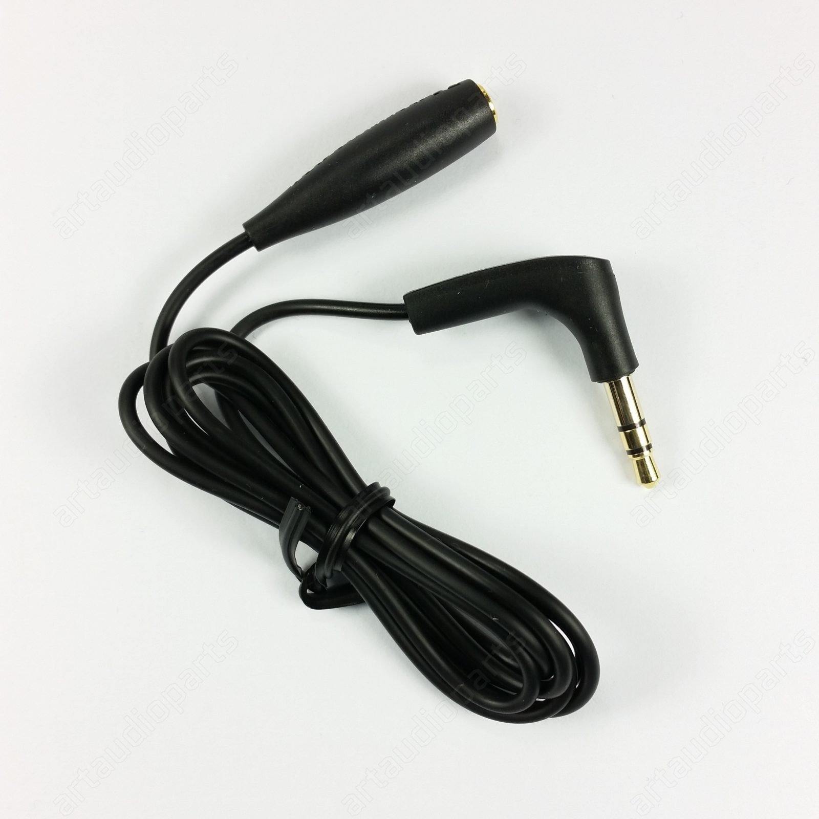 529776 Black Cable straight 0.8m for Sennheiser Amperior Blue Silver CX-550-II - ArtAudioParts