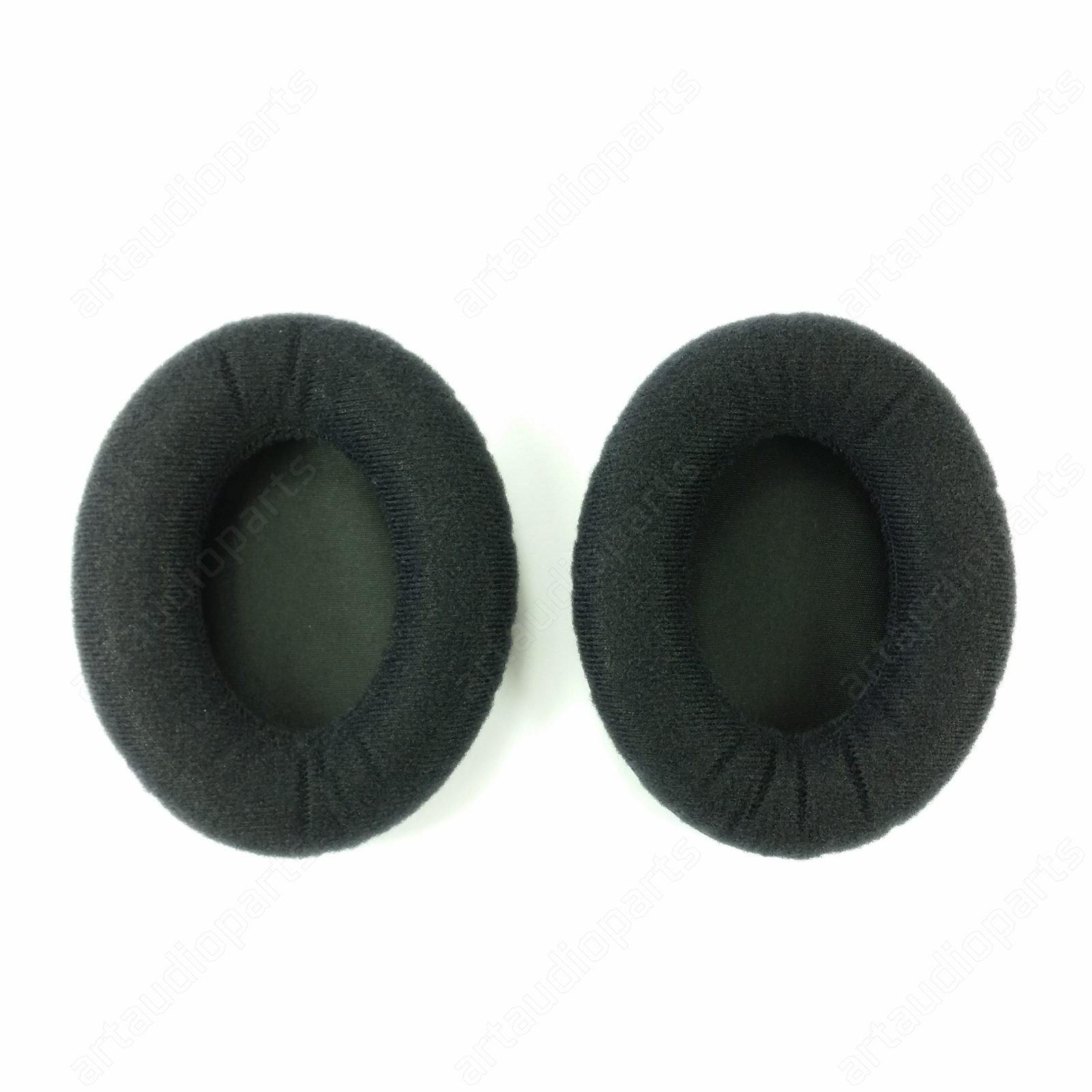 Black velour EarPads with foam disc for Sennheiser HD418 HD419 HD438 HD439 HD451 - ArtAudioParts
