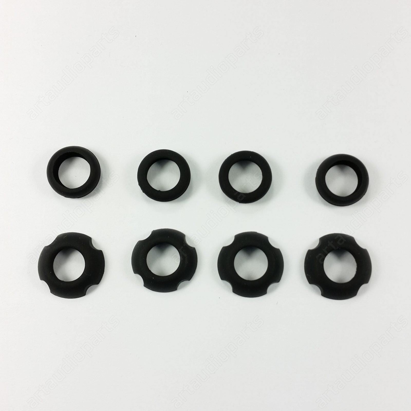 Ear adapter rings black 4xS,4xL for Sennheiser MX-470-471-580-581-570 OMX-180-181 - ArtAudioParts
