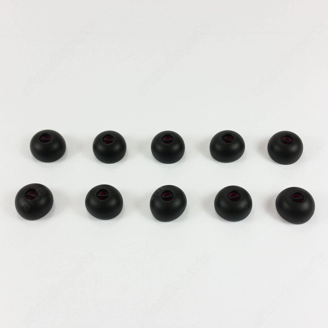 538245 Silicone Ear tips large (5 pairs)-Black/Red for Sennheiser CX980 CX980i - ArtAudioParts