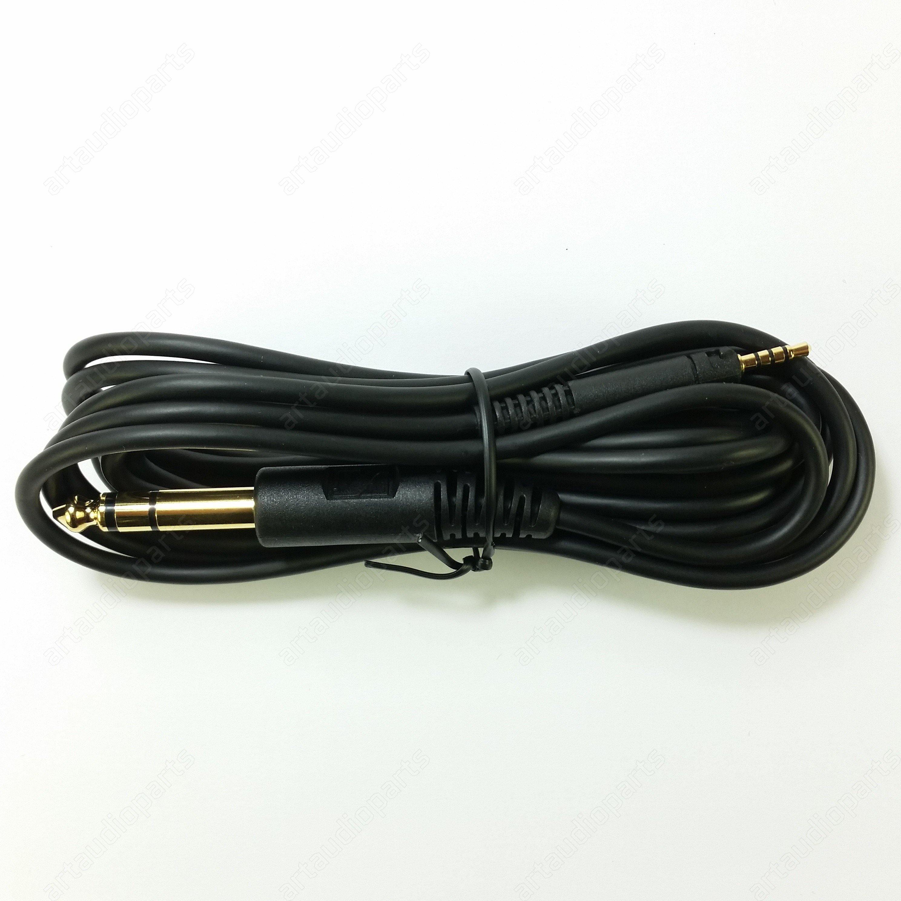 Straight connecting cable (3m) with 2.5mm to 6.35mm jack plug for Sennheiser HD518 HD558 - ArtAudioParts