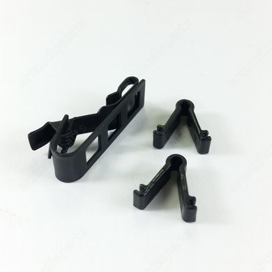 543653 Mic clip (black) MZ Q02 for Sennheiser MKE1 MKE2 - ArtAudioParts