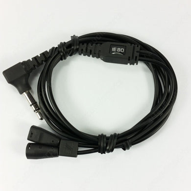 545271 Cable short 3.5mm connector plug (60cm) for Sennheiser IE8 IE80 - ArtAudioParts