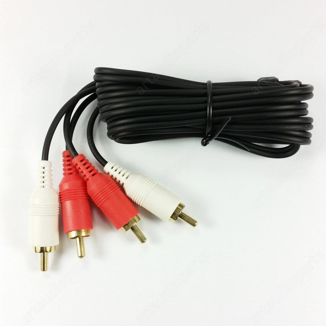 545724 Stereo analogue audio cable with RCA connectors for Sennheiser RS 185 RS 220 - ArtAudioParts