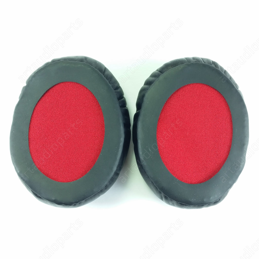 Earpads - black/red for Sennheiser Momentum Headphones