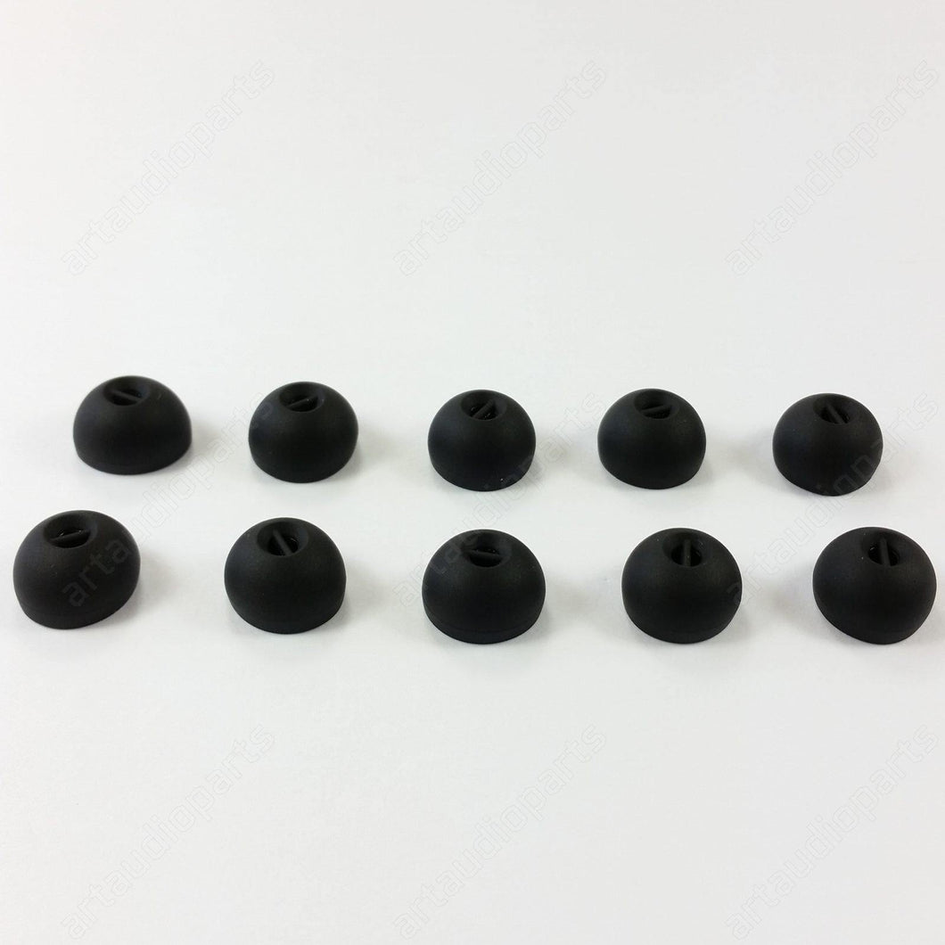 561091 Silicone ear tips large in black for Sennheiser CX3.00 CX5.00G CX5.00i - ArtAudioParts