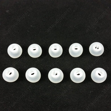 562502 Silicone Ear tips medium white translucent (5 pairs) for Sennheiser CX3.00 CX5.00G White - ArtAudioParts