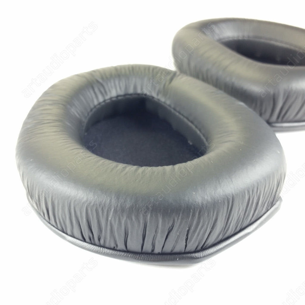 Schwarze Kunstleder-Ohrpolster mit Schaumstoffscheibe für Sennheiser HDR165 HDR175 RS165 RS175