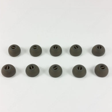 563603 Silicone Ear tips large grey (5 pairs) for Sennheiser OCX686G Sports OCX686i Sports - ArtAudioParts