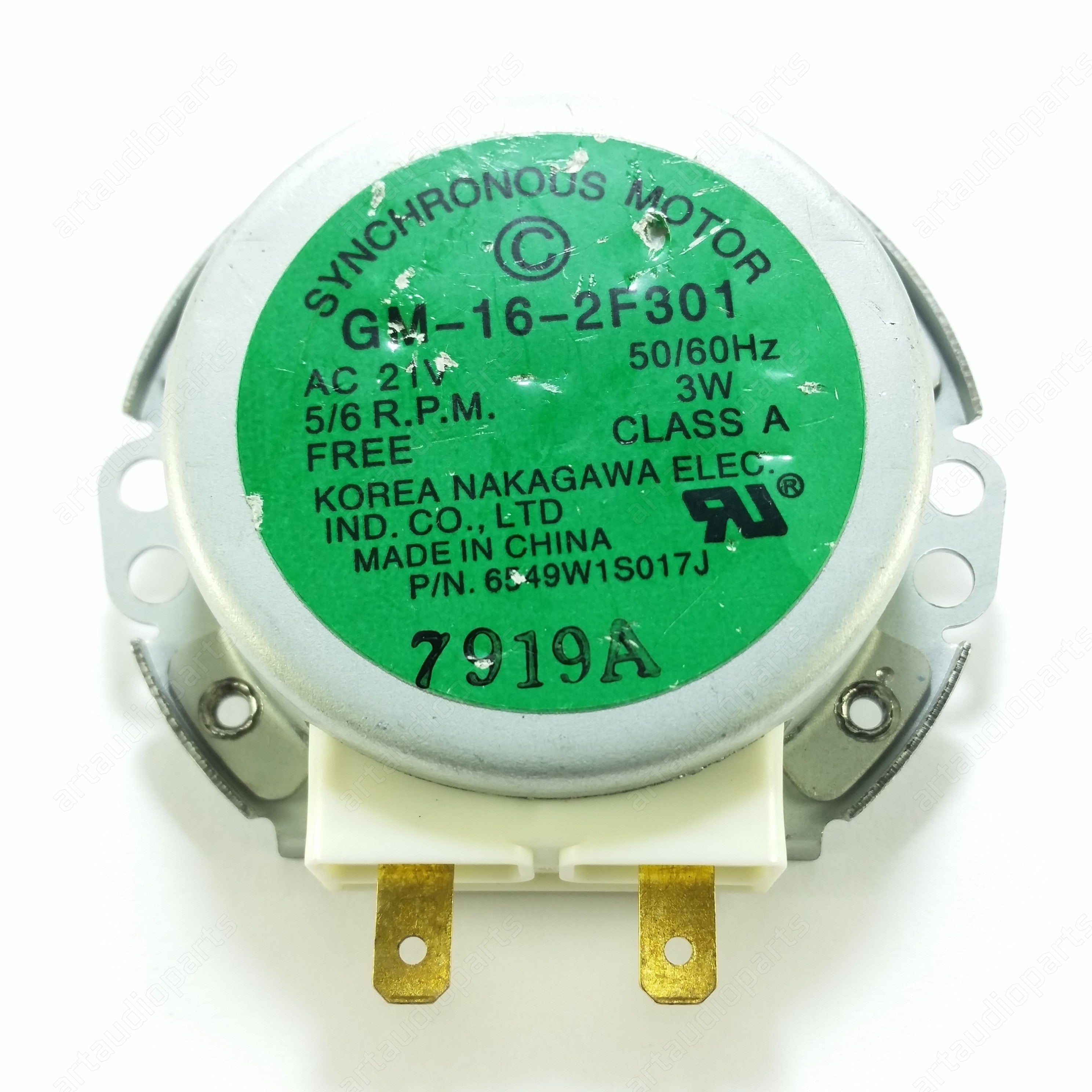 Turntable Motor Ac Synchronous GM-16-2F301 for LG Microwave LCS1410SW