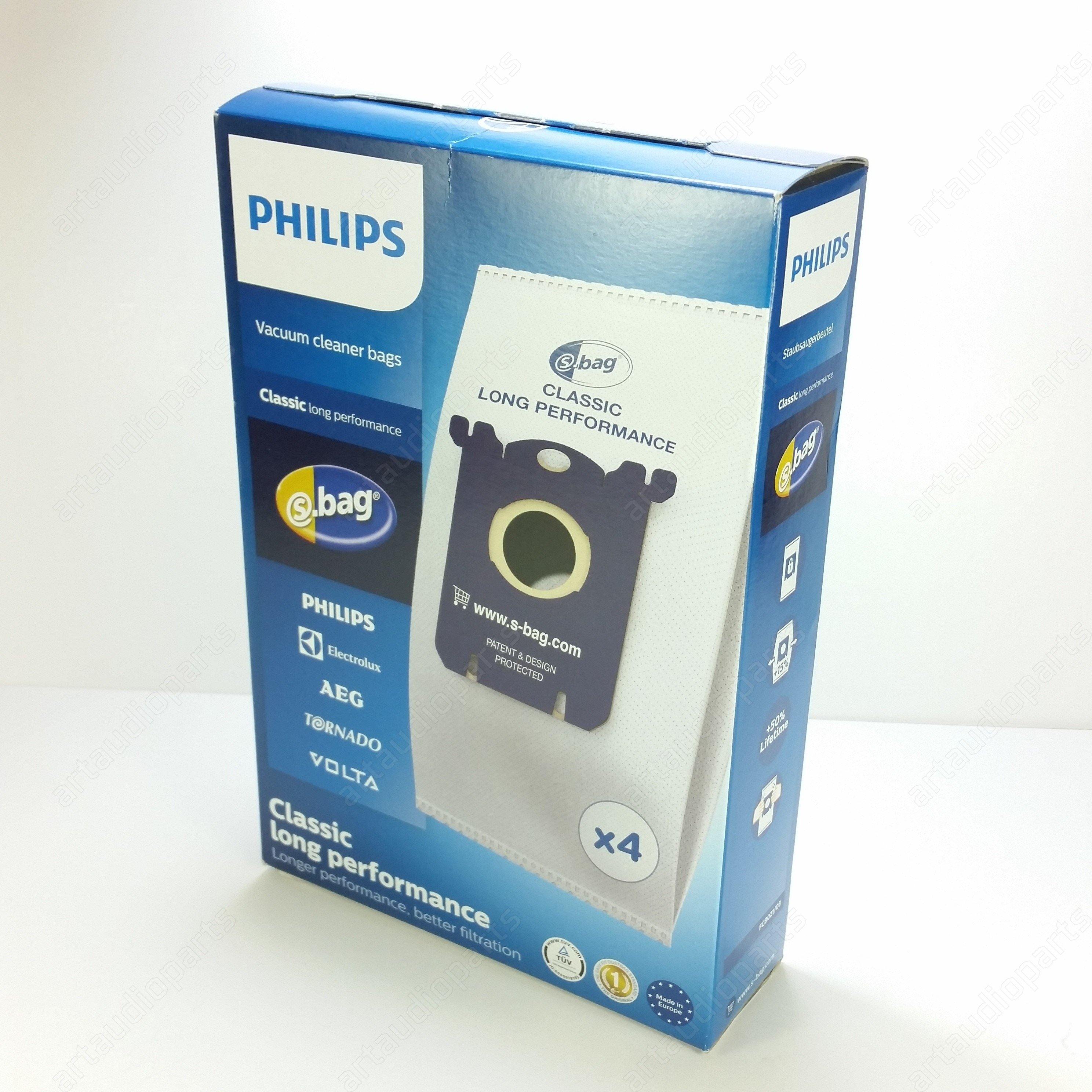 FC8021 Synthetic S-Bag (4pcs) for PHILIPS vacuum cleaner FC8202 FC8204 FC8206 - ArtAudioParts