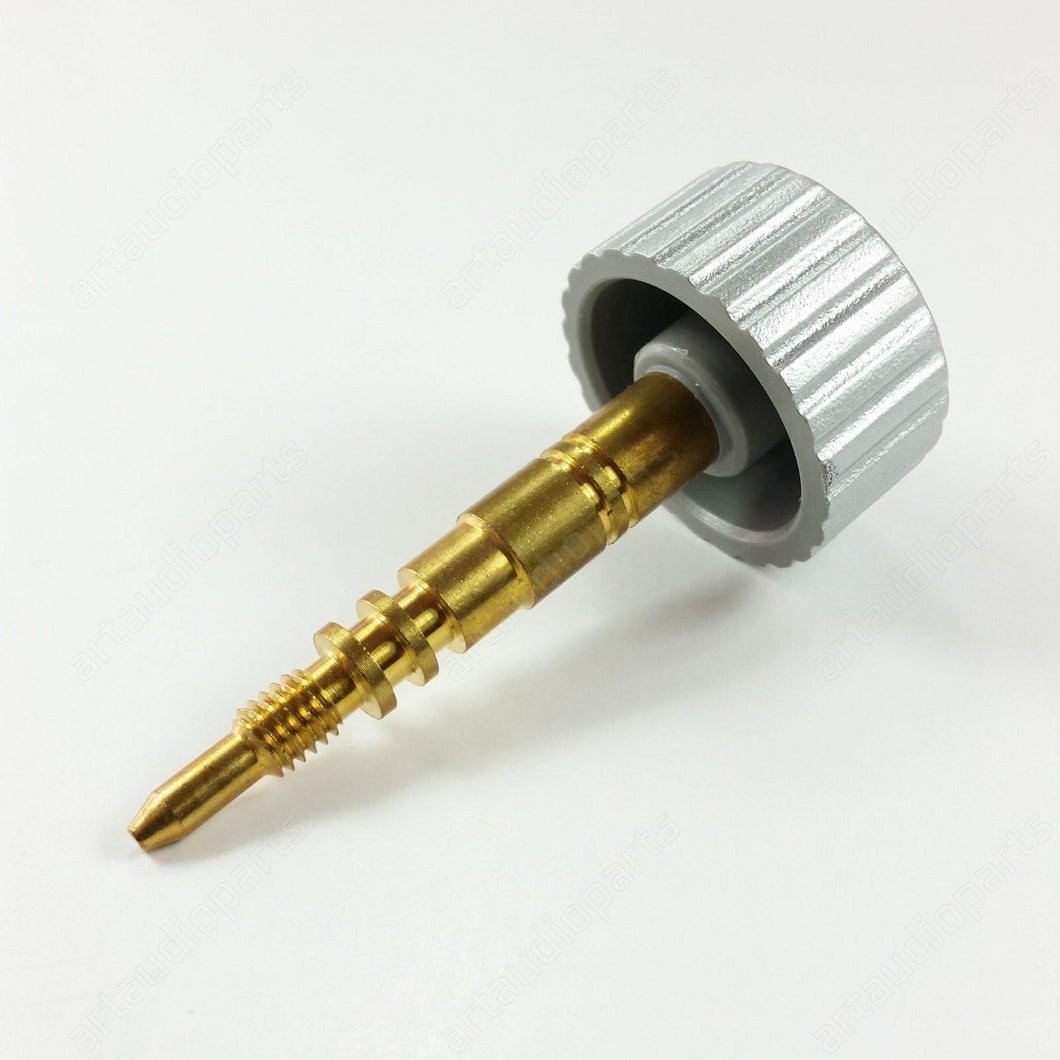 Silver Knob+nikeled/brass Shaft L=68mm for SAECO Aroma GAGGIA Cubica Plus - ArtAudioParts