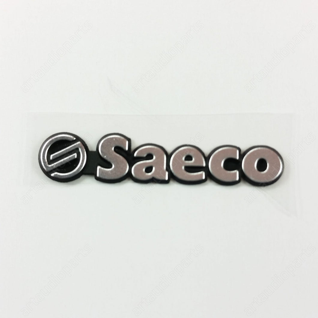 Adhesive silver plate LOGO for SAECO Poemia Xelsis Exprelia Energica Syntia