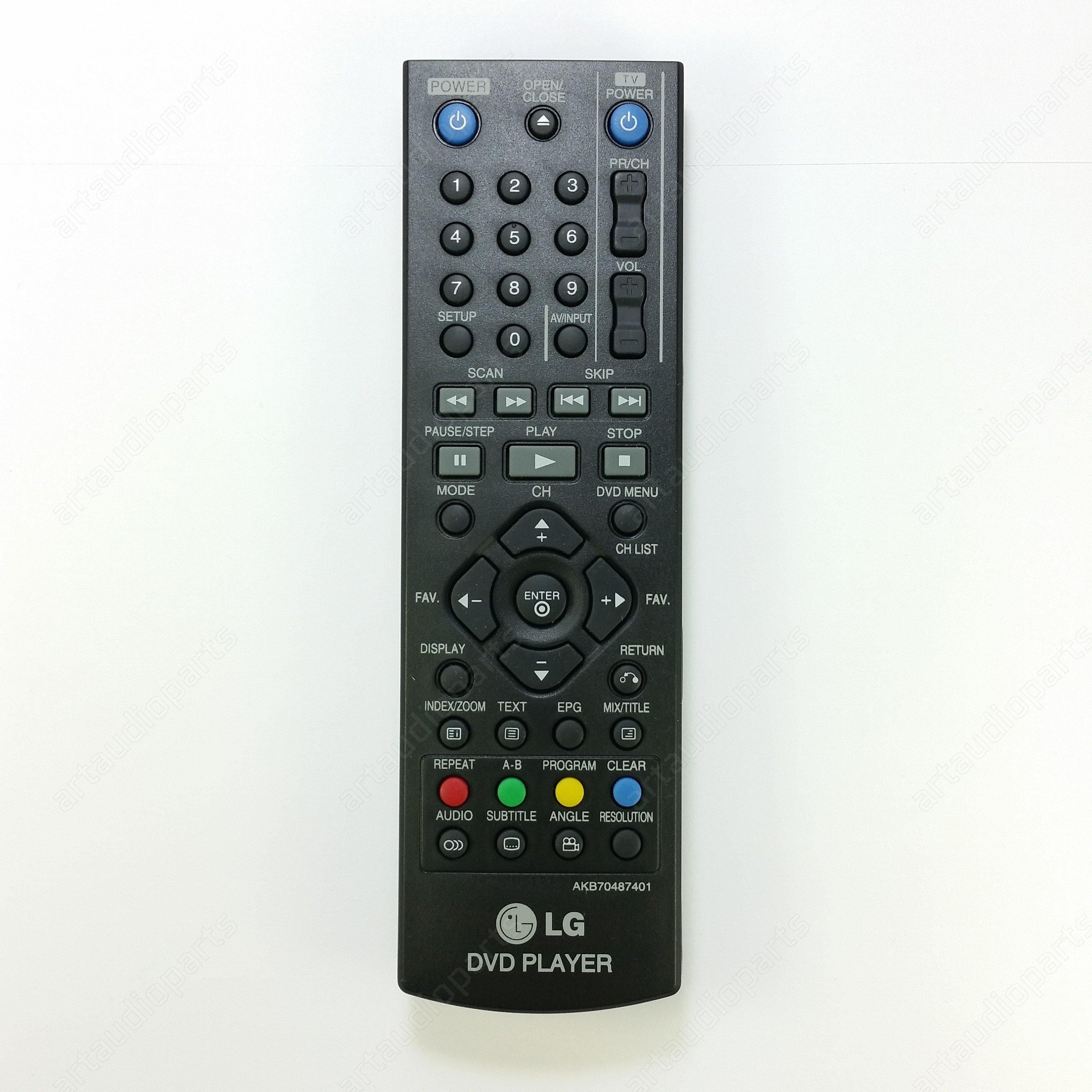 Remote control for LG DP829 DP829H DVT499H DVT589H DVT699H - ArtAudioParts