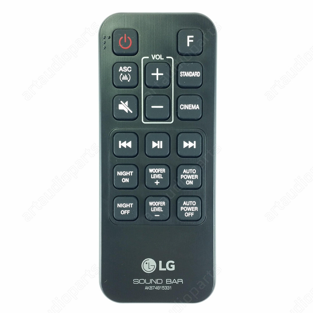 Sound Bar System Remote Control for LG SH4 SH4D SHC4 SJ3 SJ4 SPH5B-W - ArtAudioParts