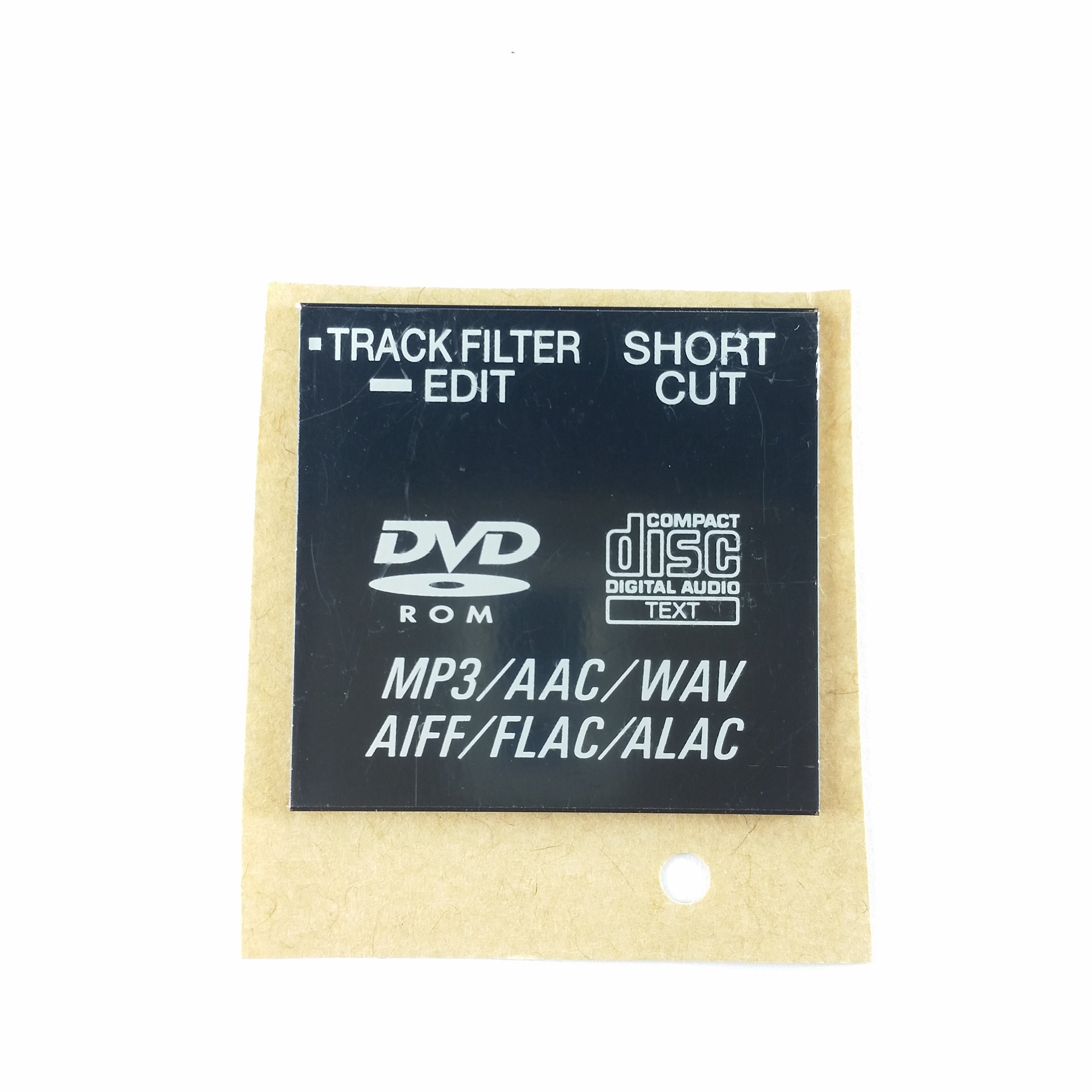 DAH3044 Panel sticker  Track filter edit Short cut for Pioneer CDJ-2000NXS2