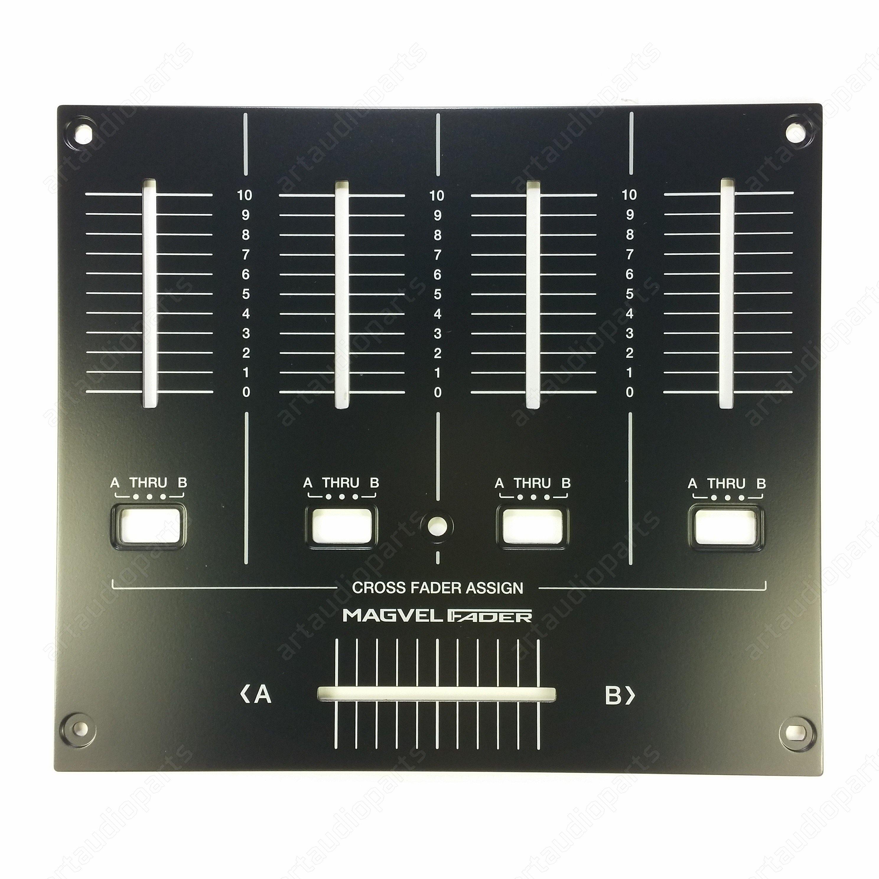Metal faceplate fader panel for Pioneer DJM-900NXS2 DJM-TOUR1 - ArtAudioParts