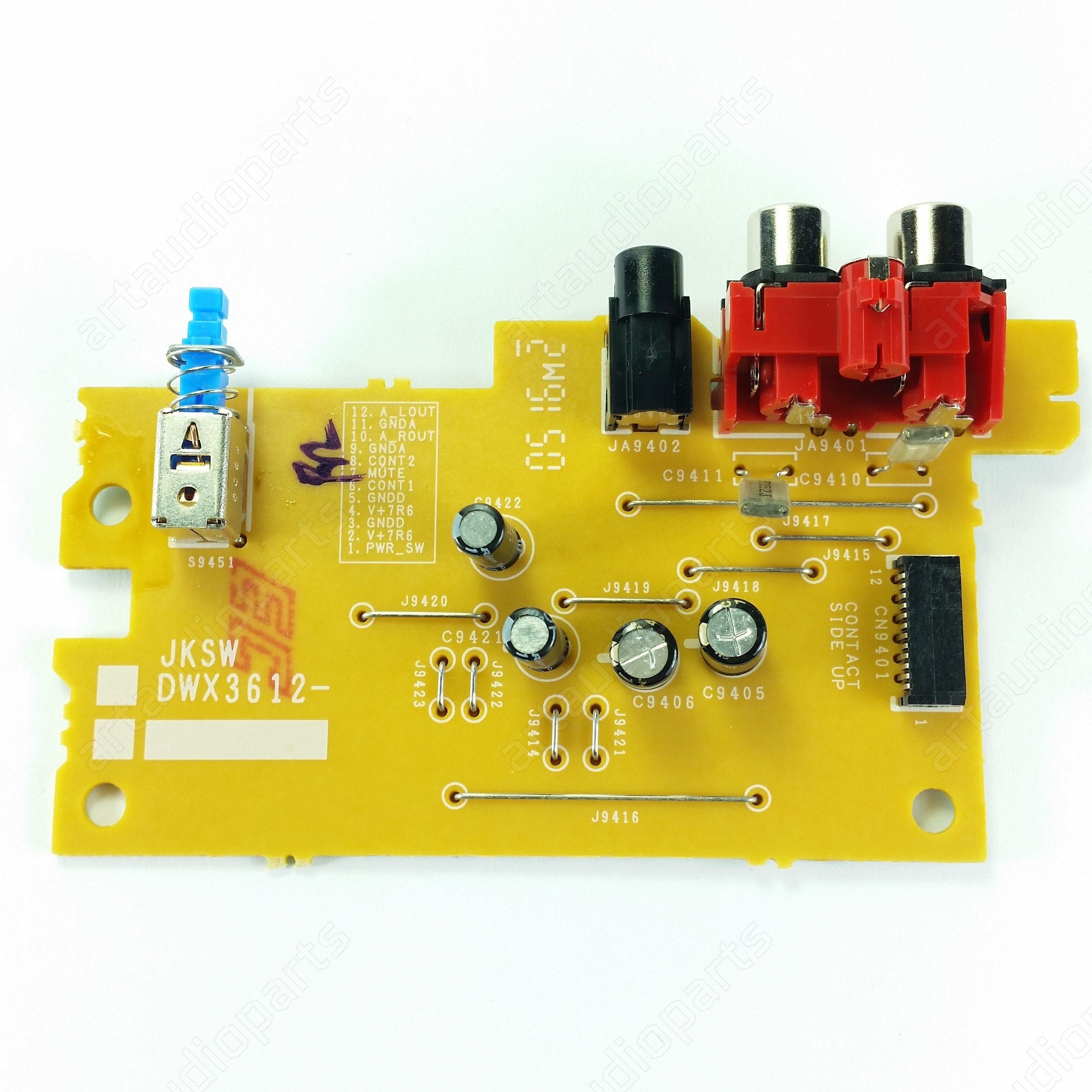 Audio out jack power switch board pcb for Pioneer XDJ-1000 - ArtAudioParts