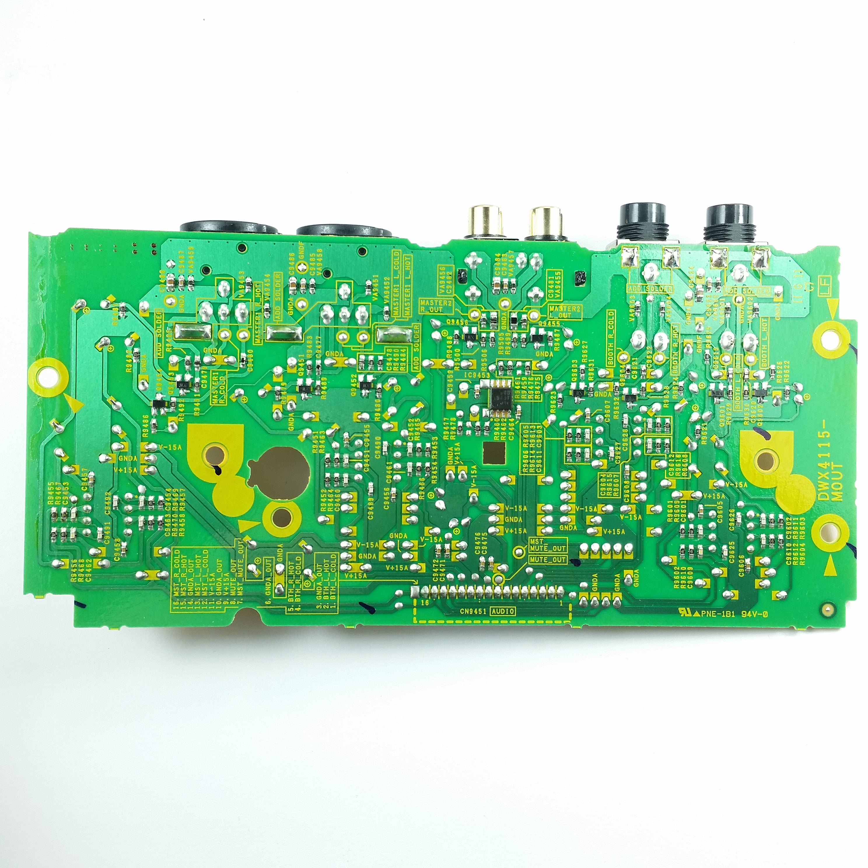 DWX4115 MOUT output XLR RCA circuit board pcb for Pioneer DDJ-1000 DDJ-1000SRT