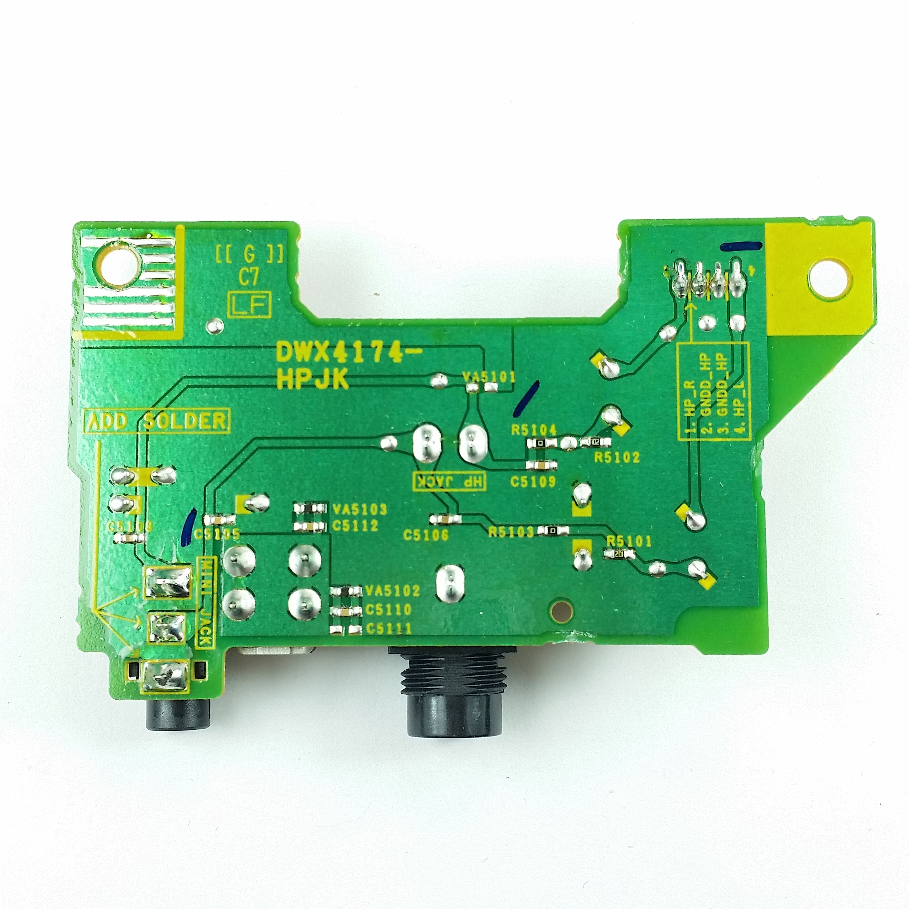 Carte de circuit imprimé DWX4174 prise jack casque HPJK pour Pioneer XDJ-RR