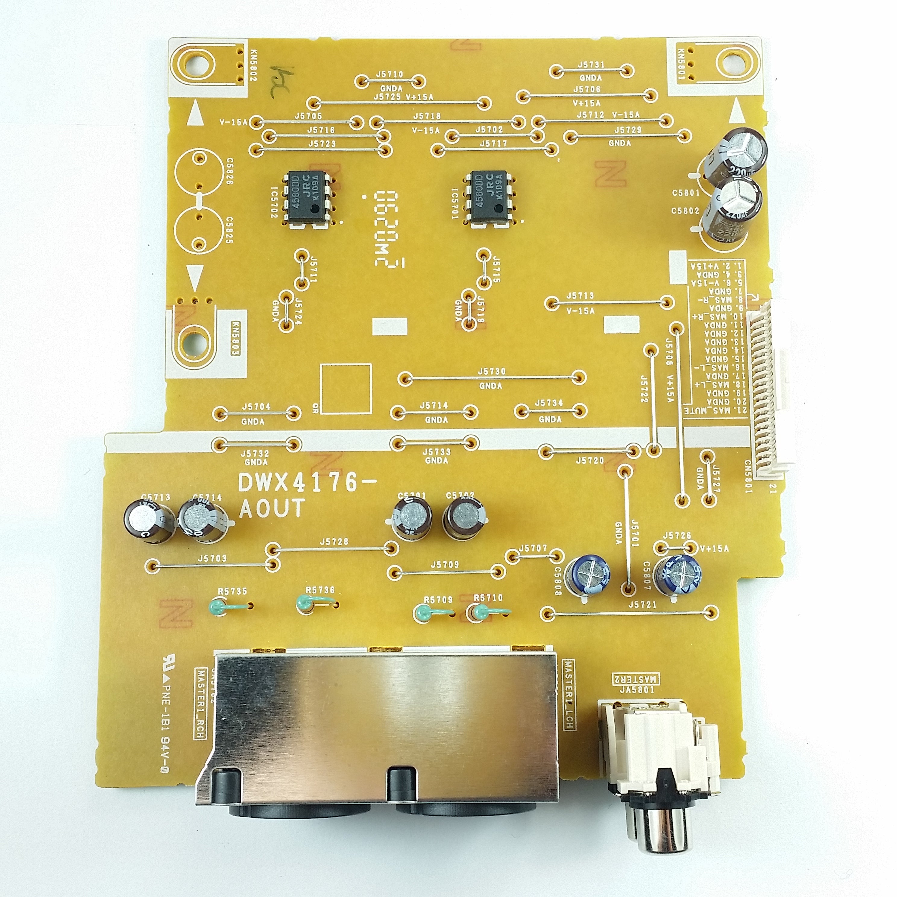 DWX4176 Ausgang XLR RCA Buchsenplatine PCB für Pioneer XDJ-RR