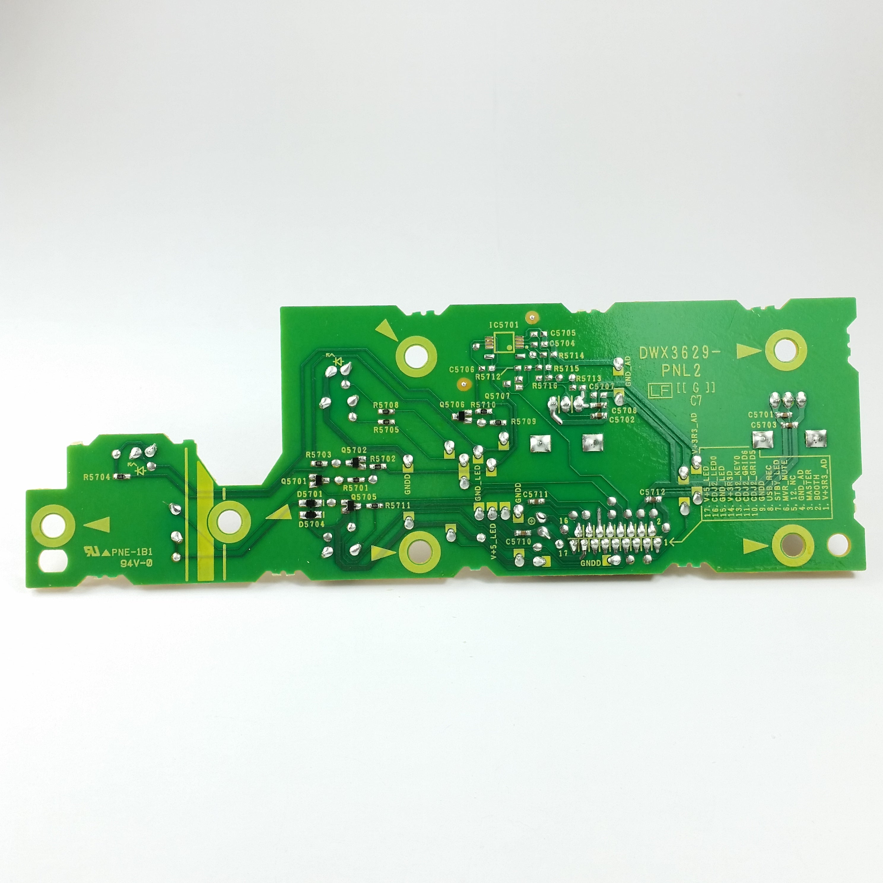 Carte de circuit imprimé de moniteur de niveau maître pour contrôleur Pioneer XDJ-RX