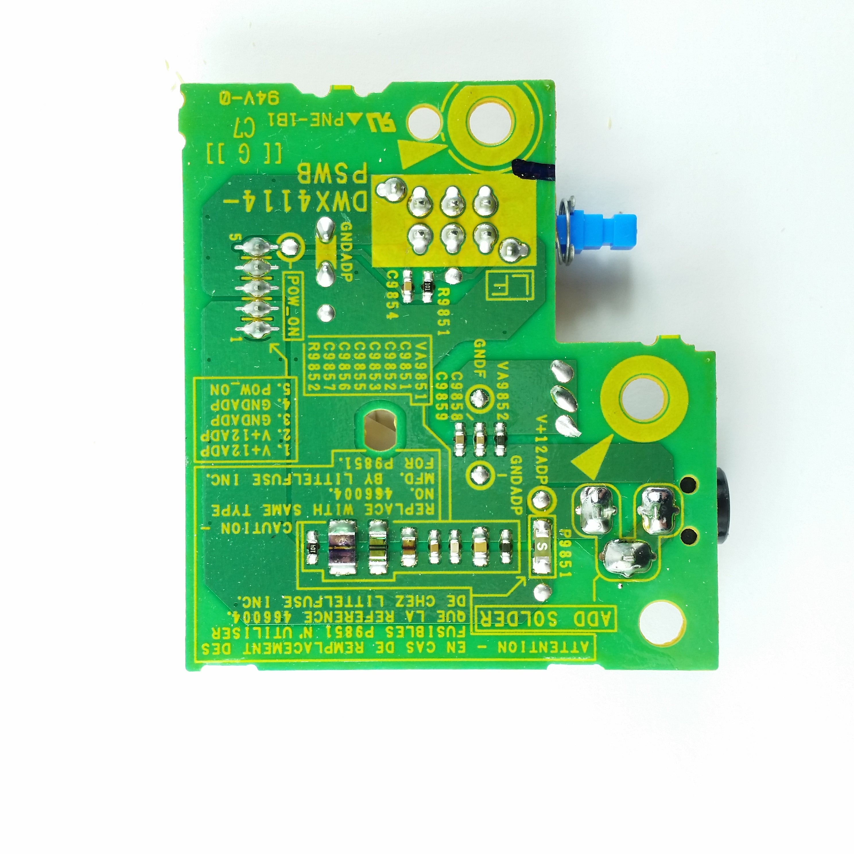 Power switch DC in jack circuit board pcb for Pioneer DDJ-1000 DDJ-1000SRT
