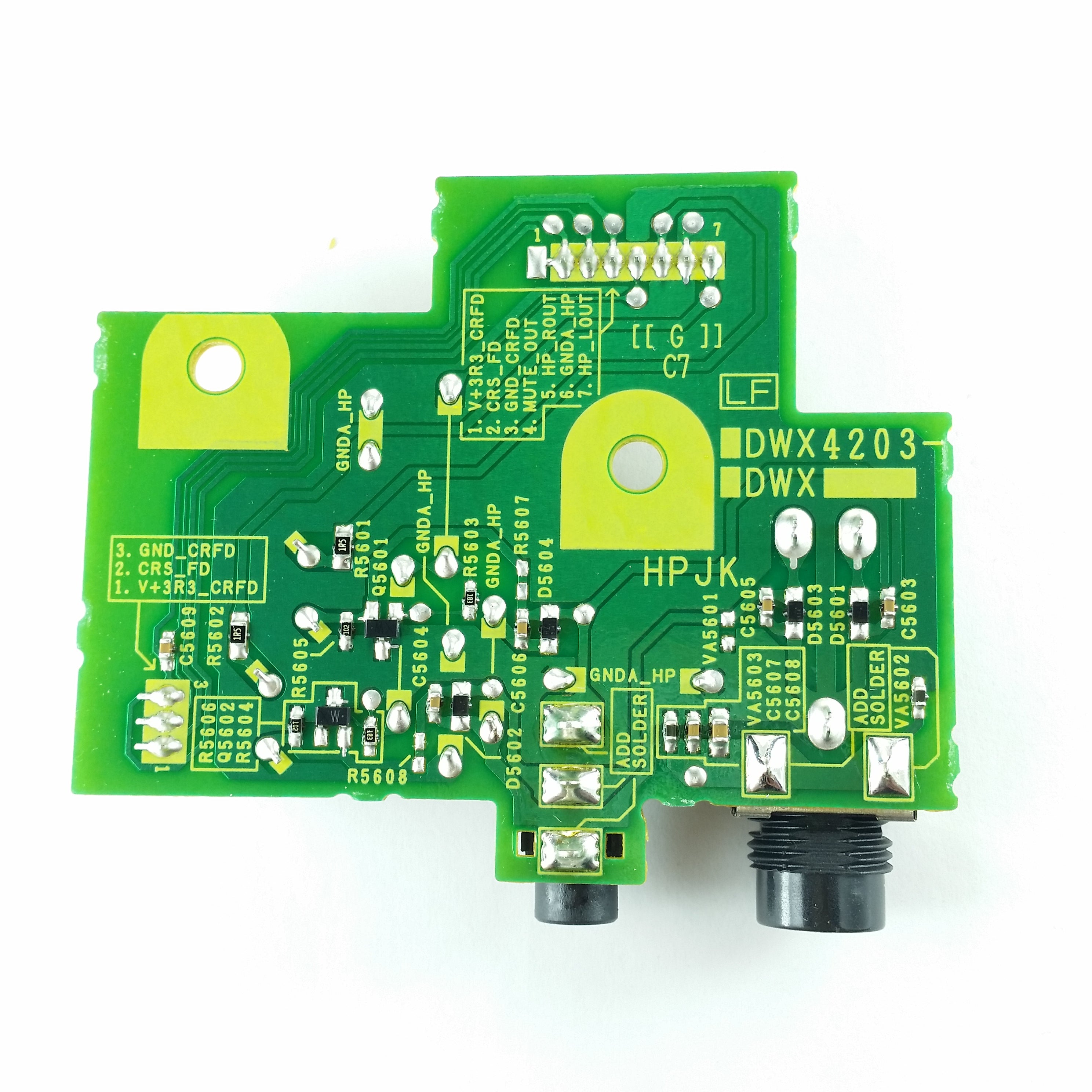 DWX4203 Kopfhöreranschluss HPJK Leiterplatte PCB für Pioneer DDJ-800 Controller