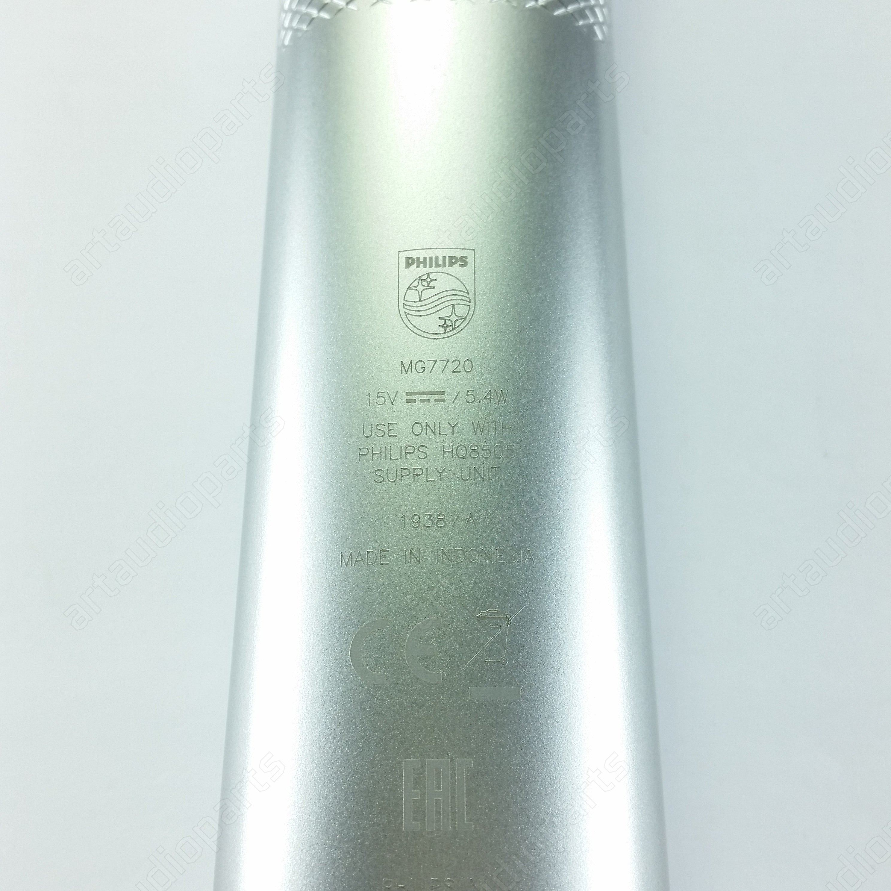 Main body handle with battery and motor for Philips grooming shaver MG7720