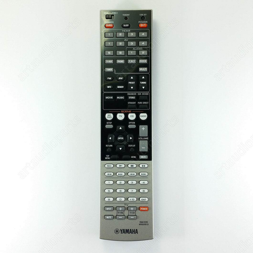 Remote Control RAV295 for Yamaha AV Receiver AX-V765 RX-V665 RX-V765 HTR-6270 HTR-6260 - ArtAudioParts