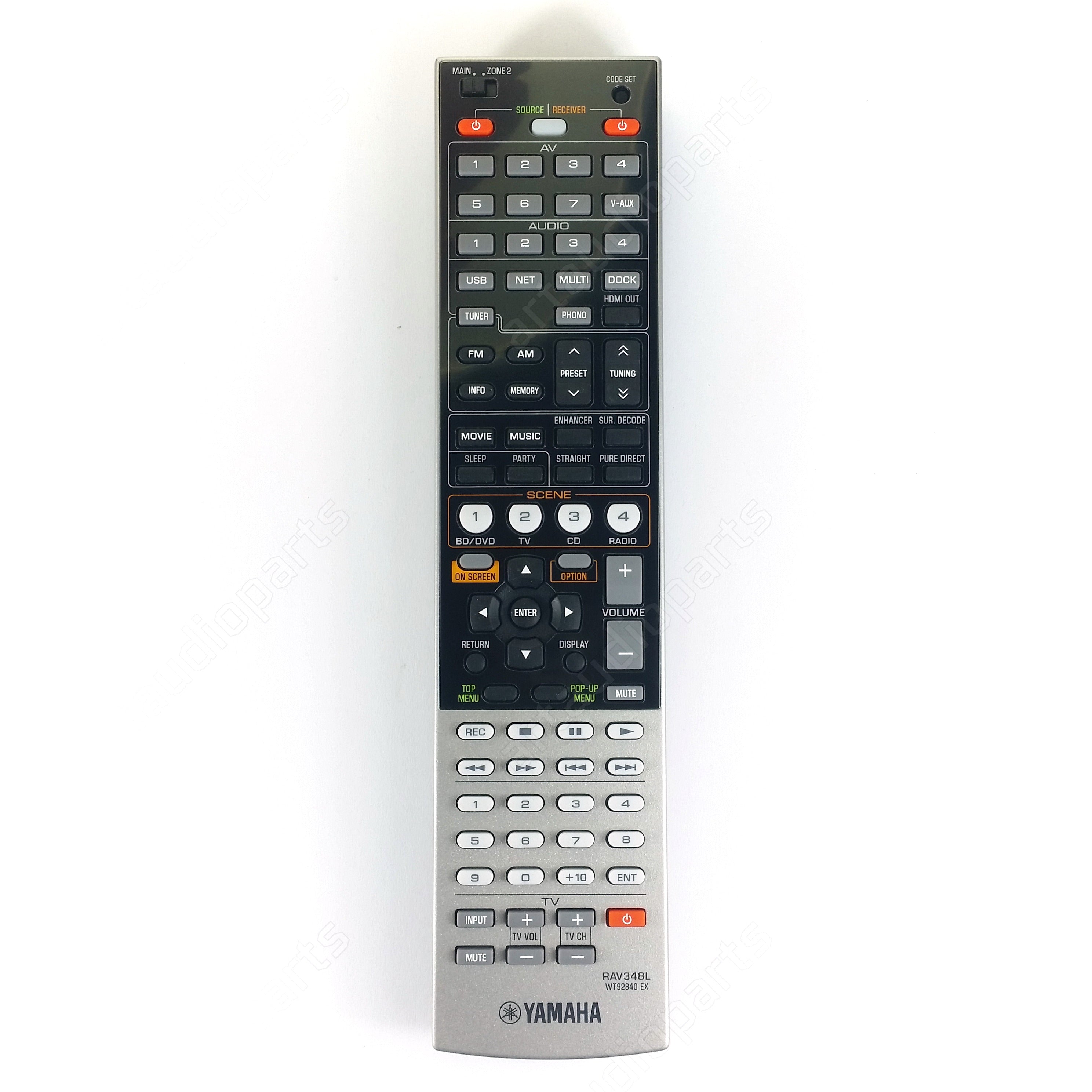 Remote Control RAV348 for Yamaha AV Receiver RX-V1067