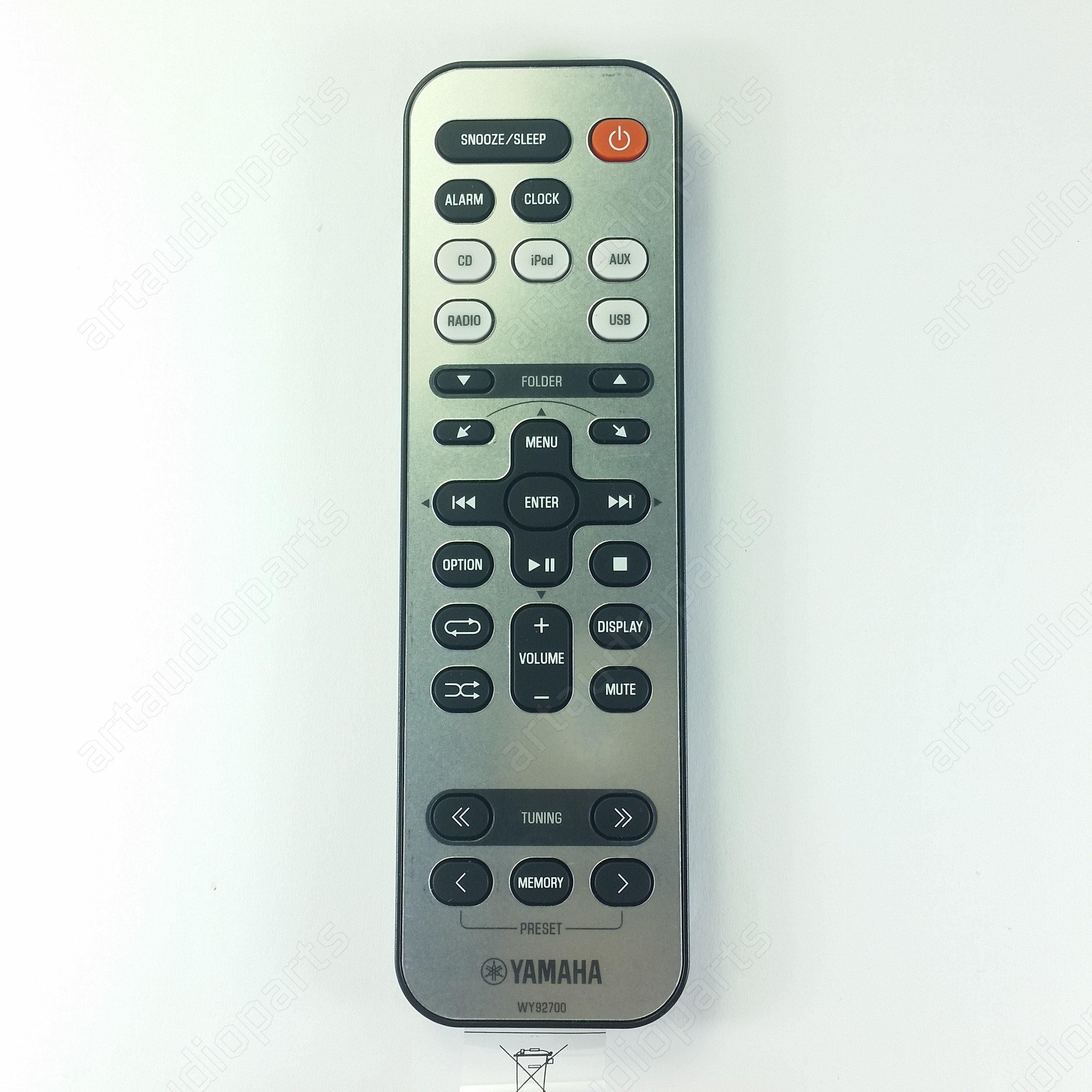 Remote Control for Yamaha Desktop Audio System TSX-112 - ArtAudioParts