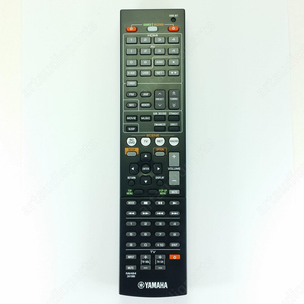 Remote Control RAV464 for Yamaha AV Receiver RX-V473 - ArtAudioParts