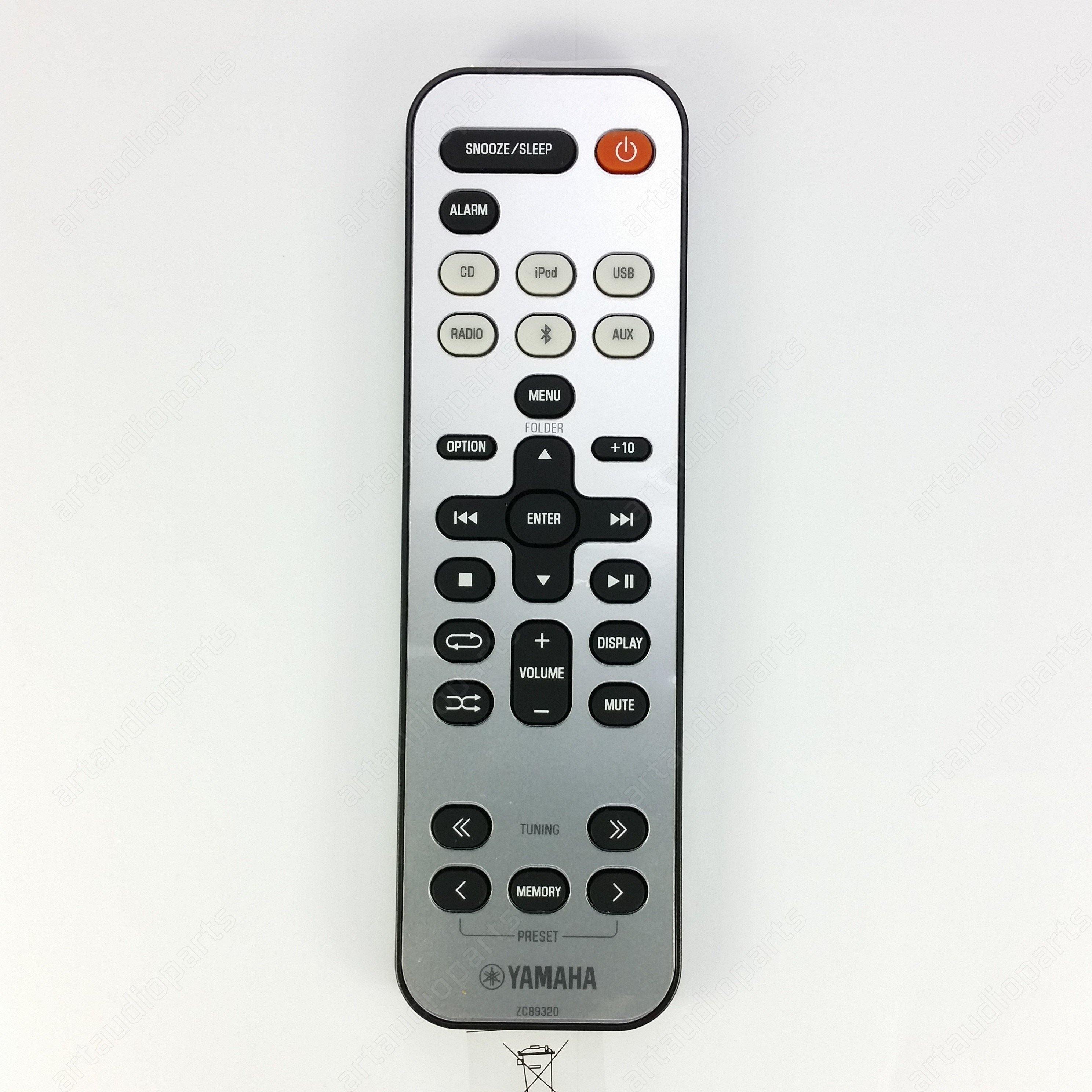 Remote control for Yamaha mini stereo MCR-042 MCR-B142 - ArtAudioParts