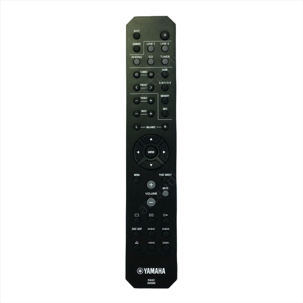 ZG93640 Remote Control RAS2 for Yamaha Amplifier A-S201 - ArtAudioParts