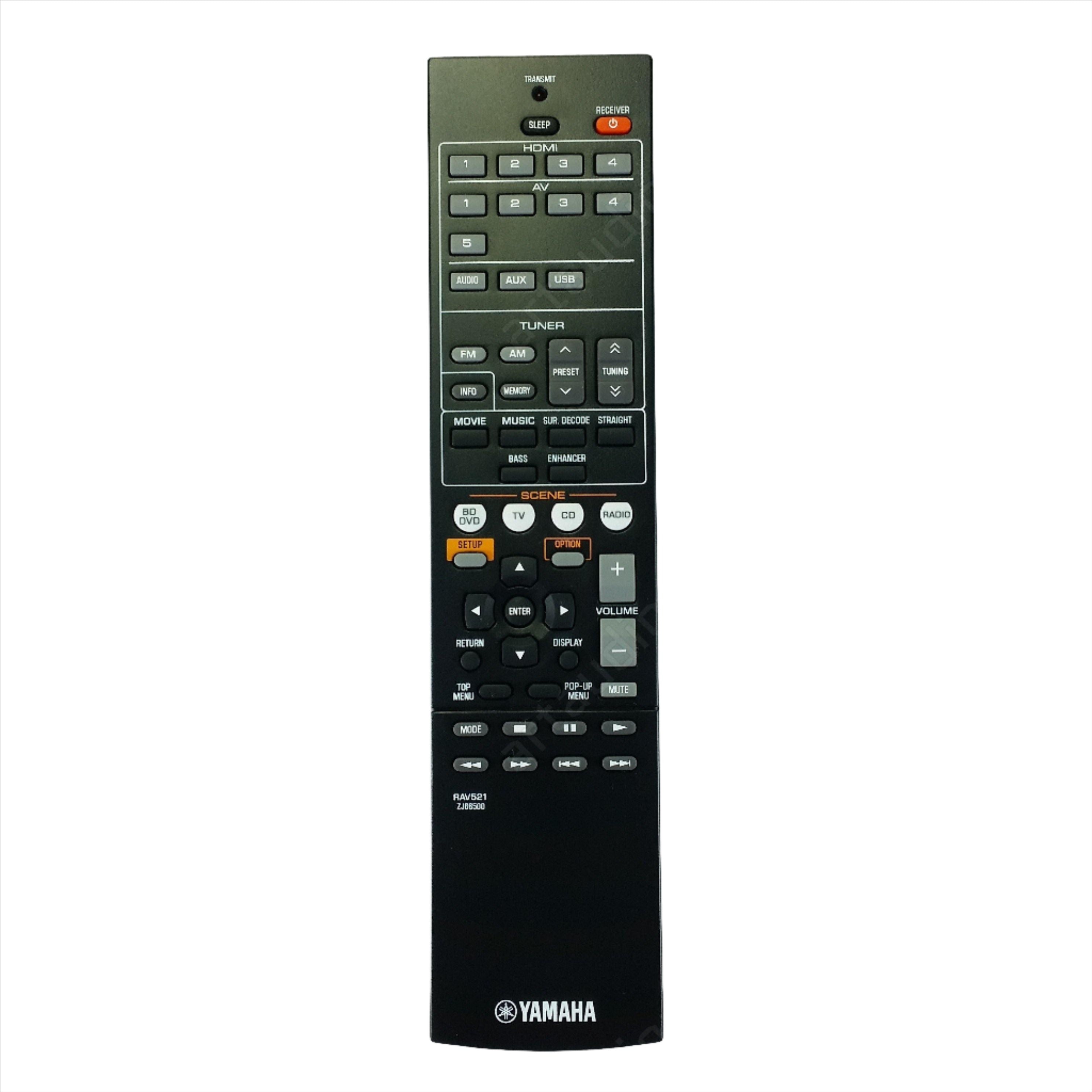 Remote control RAV521 for Yamaha RX-V377 HTR-3067 receivers - ArtAudioParts