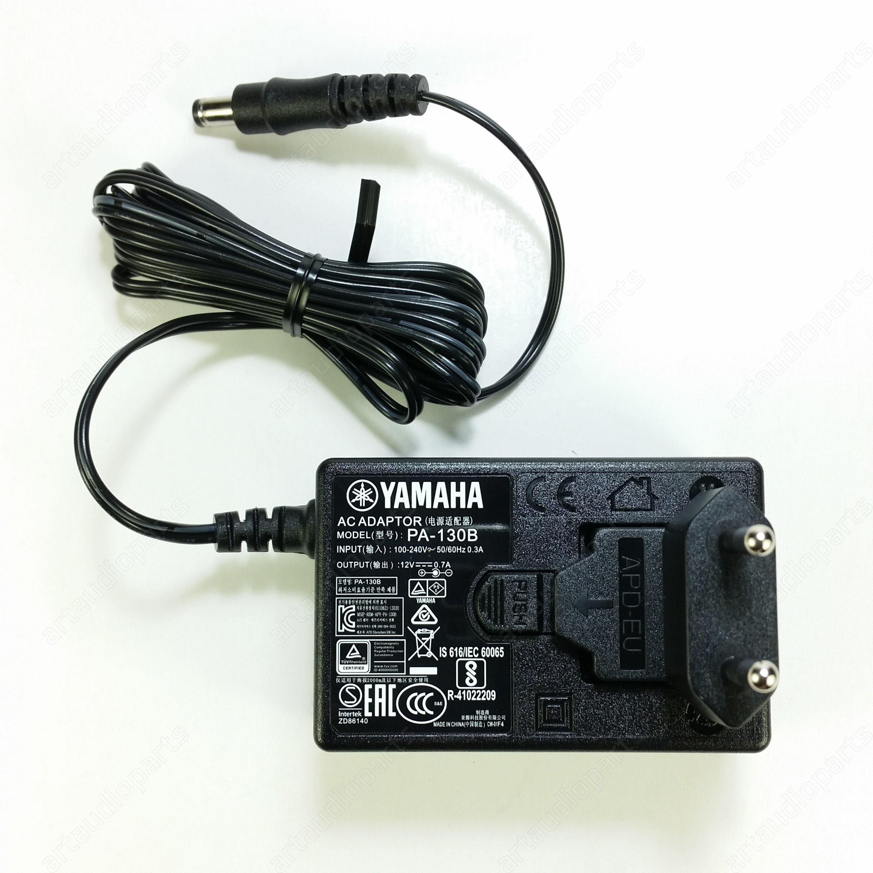 Power adapter PA-130B EU for Yamaha PSR-A350 PSR-E353 PSR-E363 PSR-EW300 NP-12 - ArtAudioParts