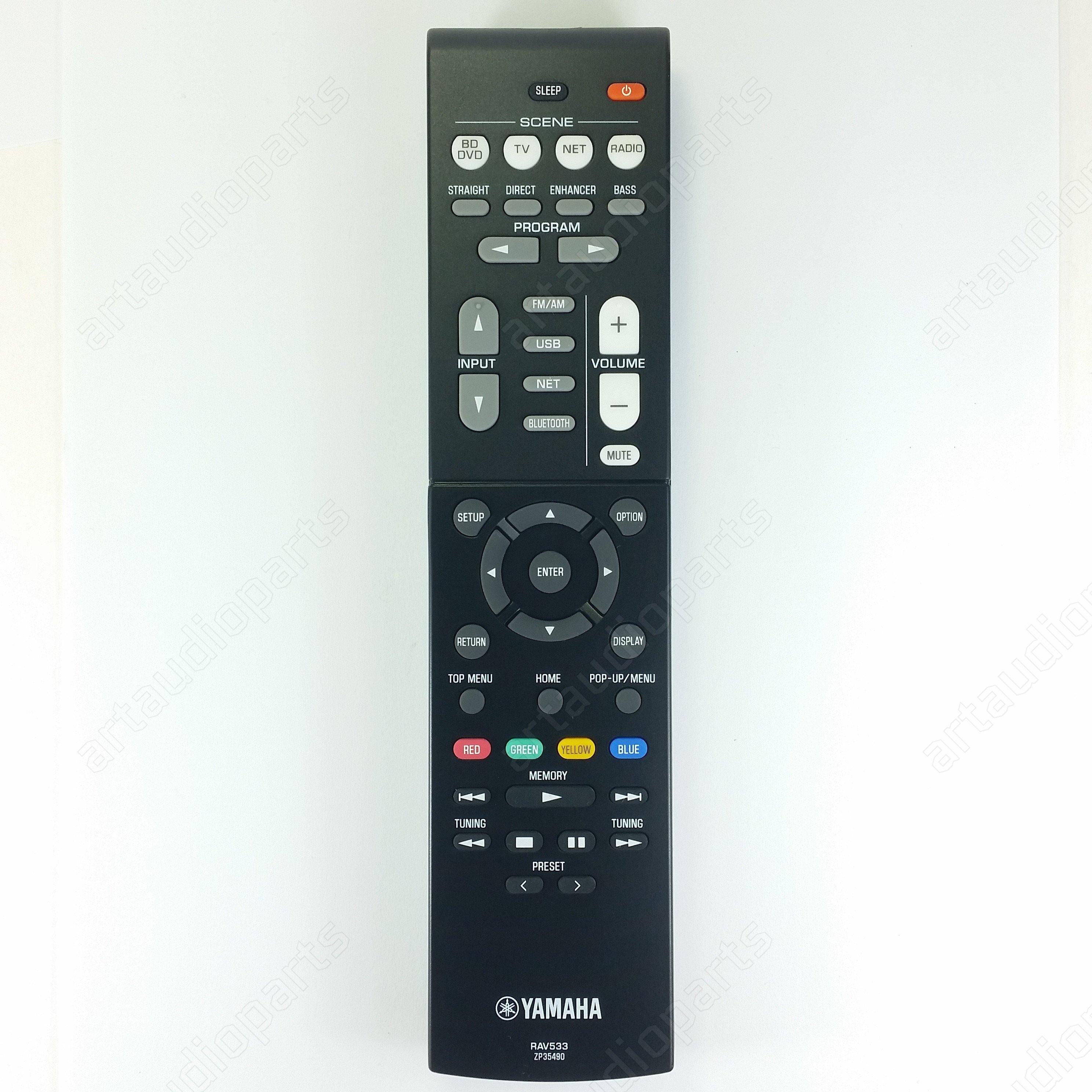 Remote Control RAV533 for Yamaha AV Receiver RX-V479 - ArtAudioParts