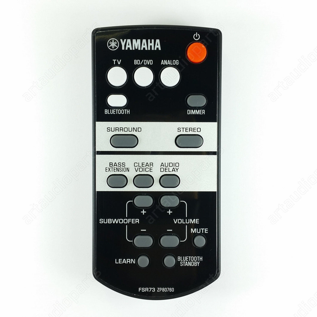 Remote control FSR73 for Yamaha YAS-105 ATS-1050 SRT-700 SBS-70 - ArtAudioParts