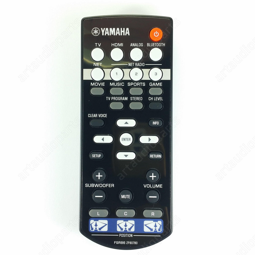 Remote Control FSR86 for Yamaha SRT-1500 SRT-1500BL YSP-1600 YSP-1600BL - ArtAudioParts