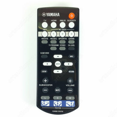 Remote Control FSR86 for Yamaha SRT-1500 SRT-1500BL YSP-1600 YSP-1600BL - ArtAudioParts